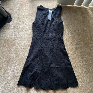 Ann Taylor black lace dress NWT